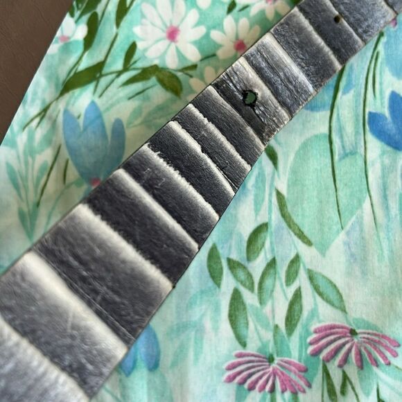 Vintage Leather Post & Co Art Moda Exotic Belt - L (?) - Picture 7 of 12